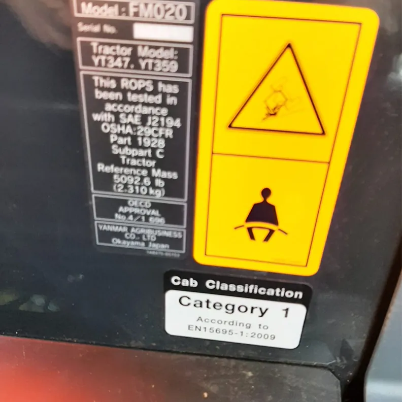 60HP Tractor Yanmar YT359V-Q 2023